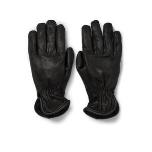 NEW FILSON men's lined goatskin gloves in black